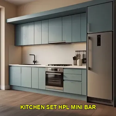 Keunggulan dan Desain Kitchen Set HPL Mini Bar yang Menarik